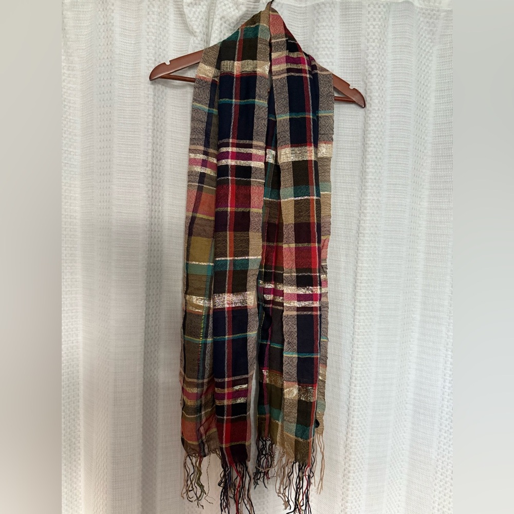 Marc Jacobs Multicolor Plaid Scarf